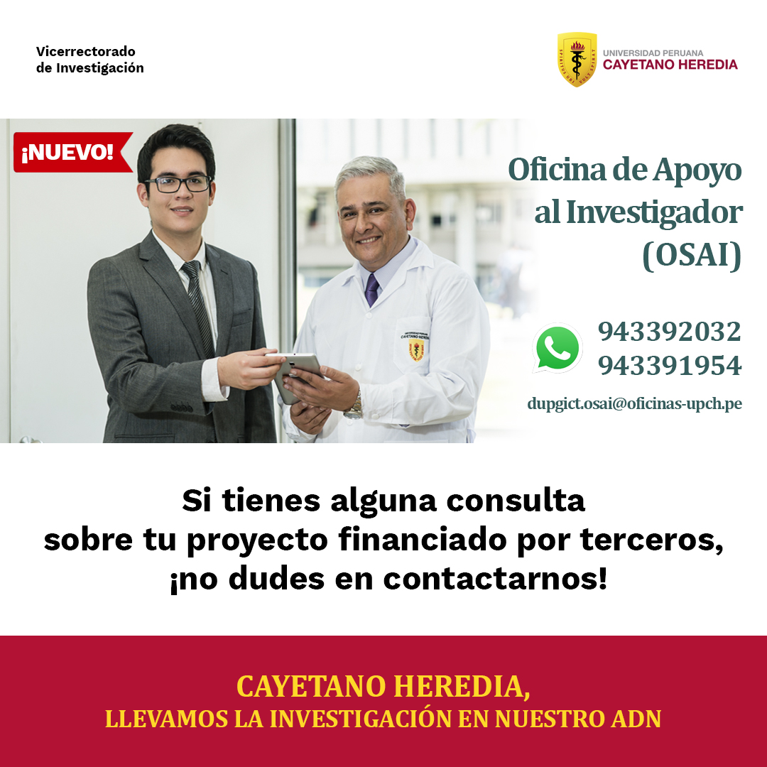 Contacta a la Oficina de Apoyo al Investigador Investigación