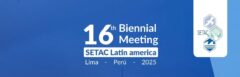 Se amplía la convocatoria de la XVI Reunión Bienal de SETAC América Latina