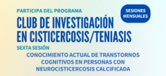 Participa de la sexta sesión del Club de Investigación en Cisticercosis/Teniasis