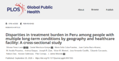 Investigadores de Cayetano identifican desigualdades en la carga de tratamiento de personas con multimorbilidad en Perú